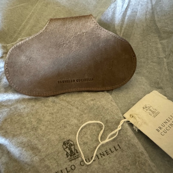 Brunello Cucinelli Sunglasses Holder - Light Brown - Picture 2 of 5